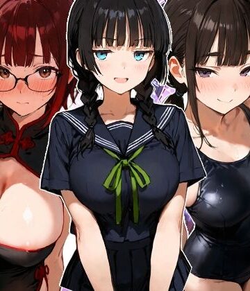 寝取られ三四郎|陰キャ女子ばかりの図書委員会でエロ本を見ながらコスプレセックスした話-制服