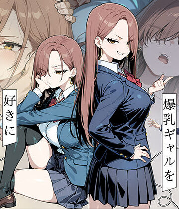 性的初期衝動|強気なヤリマン爆乳ギャルを好きになっちゃった結果-制服