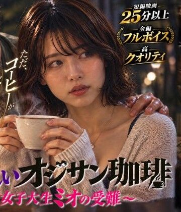 残香フィルム|【短編映画】オジサンが珈琲で素人女子大生を堕とすまで 〜ミオ編〜（フルボイス）-動画・アニメーション